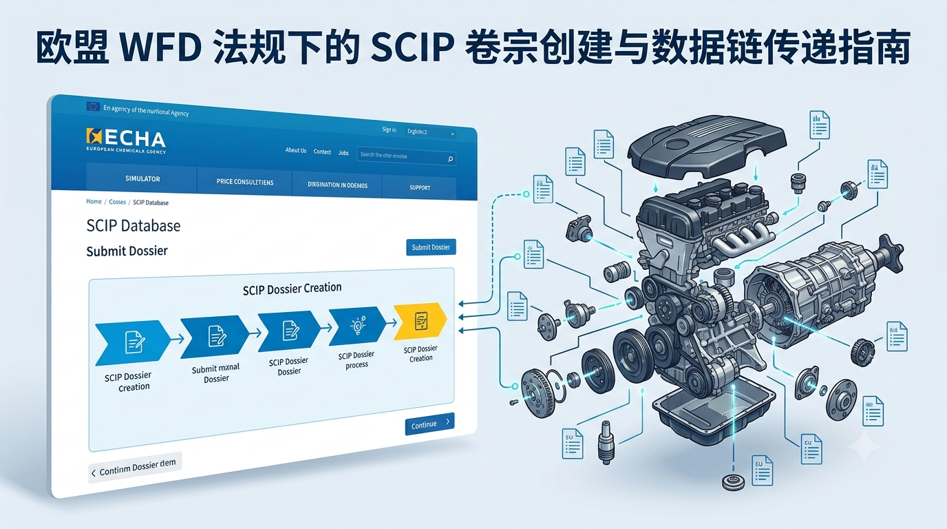 欧盟SCIP卷宗申报实操进阶篇：从IMDS到SVHC高关注物质高效申报