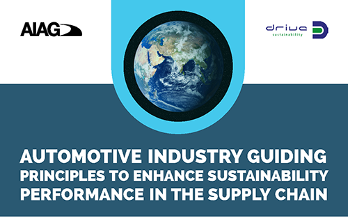 汽车行业发布更新的指导原则以增强供应链的可持续性
